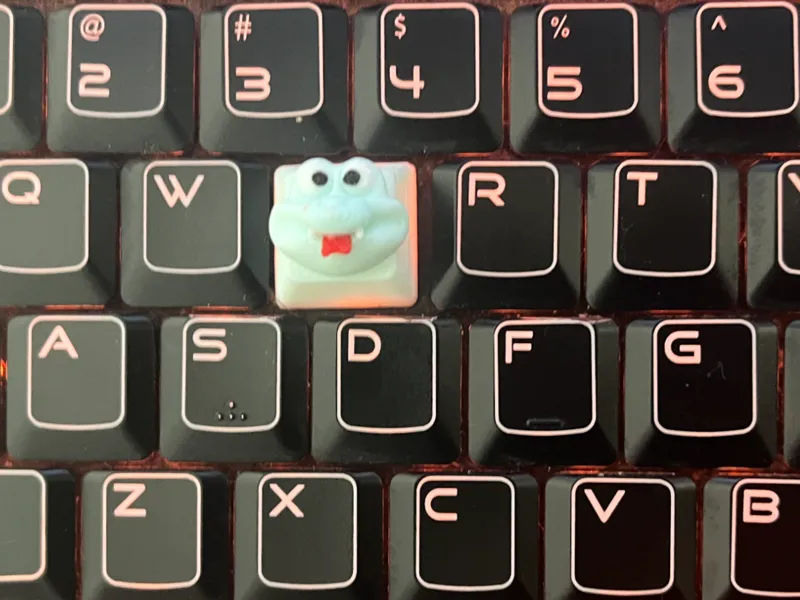 动物城2盖瑞血清解毒笔小蛇造型键帽