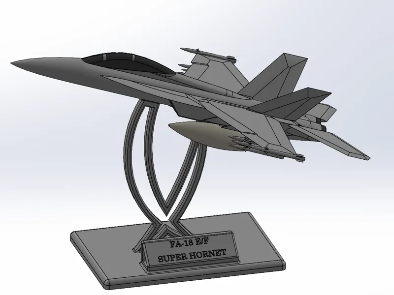 F-18 E/F Super Hornet Desktop Model