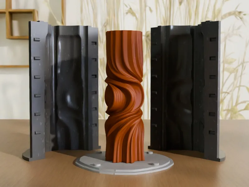 Candle Silicone Mold - Whispers of the Wind