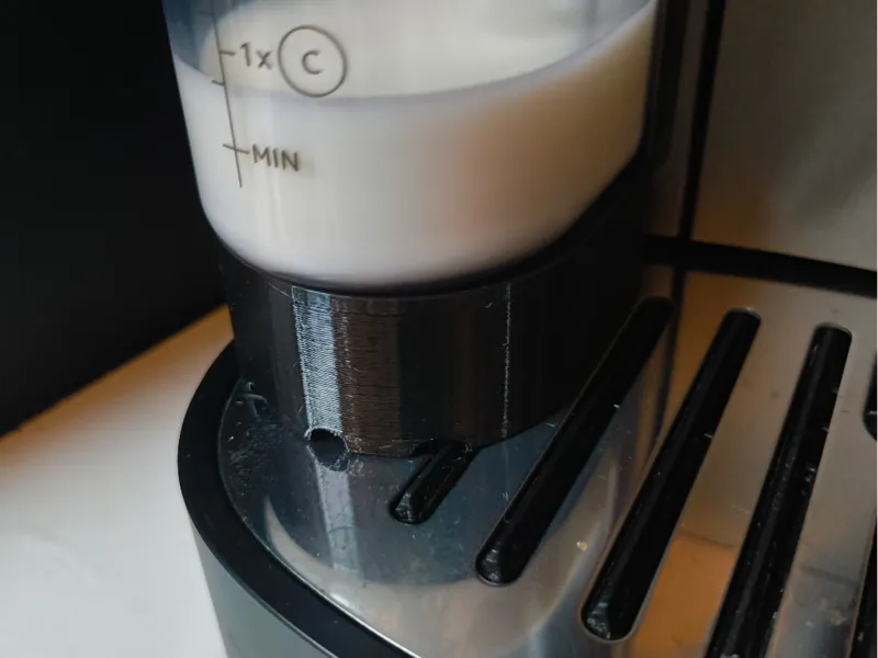 Deloghni magnifica evo milkfrother stand