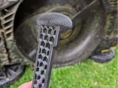 Lawn Mower Hex Scraper