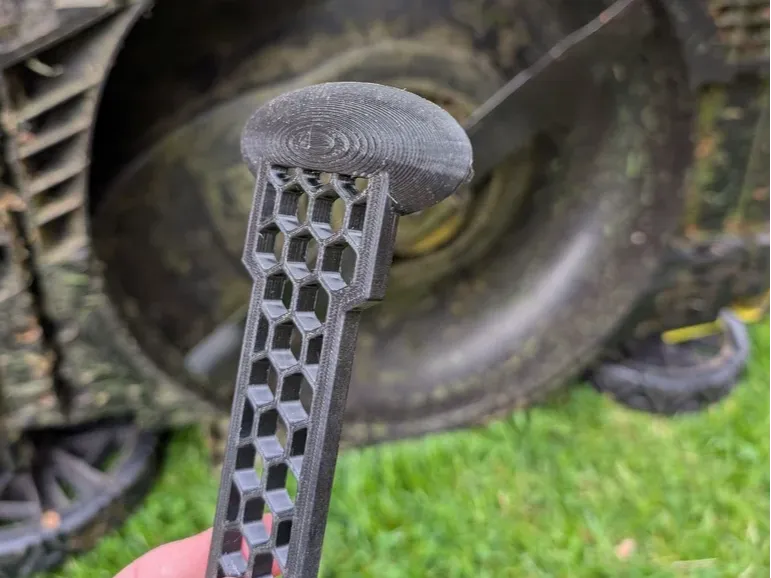Lawn Mower Hex Scraper