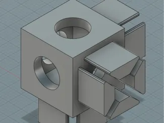 Angolo profilato alluminio 20x20