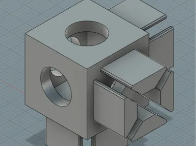 Aluminum profile corner 20x20