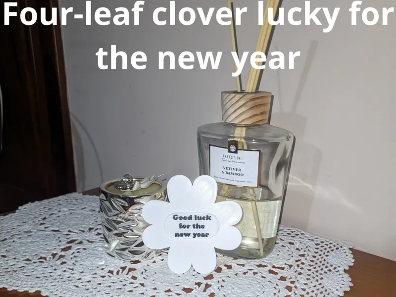 four-leaf clover lucky for the new year 2025-2026
