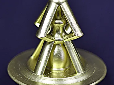 A spinning top with the  Hostages yellow ribbon