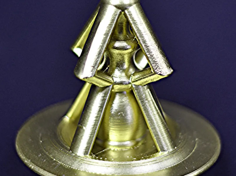 A spinning top with the  Hostages yellow ribbon