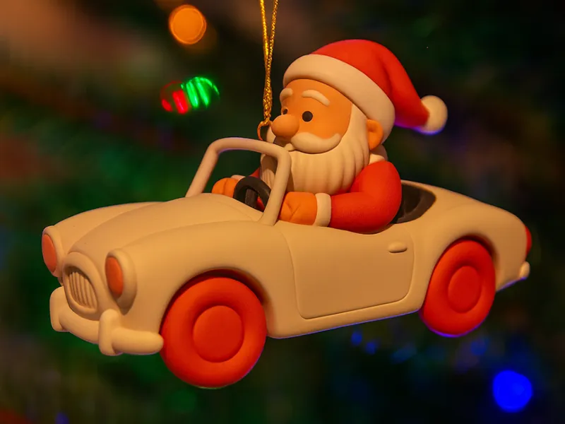 Santa's convertible 