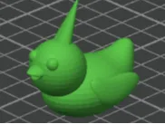 duck with wizard hat