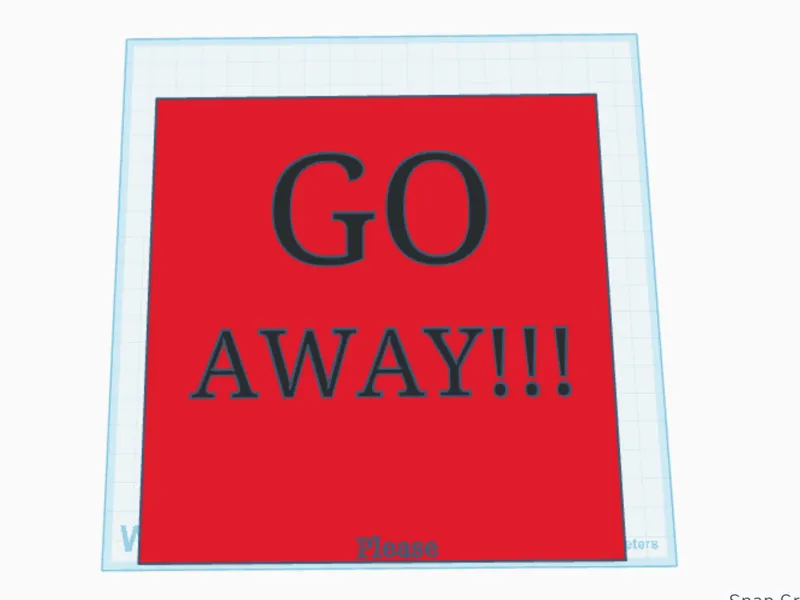 GO AWAY!!! please