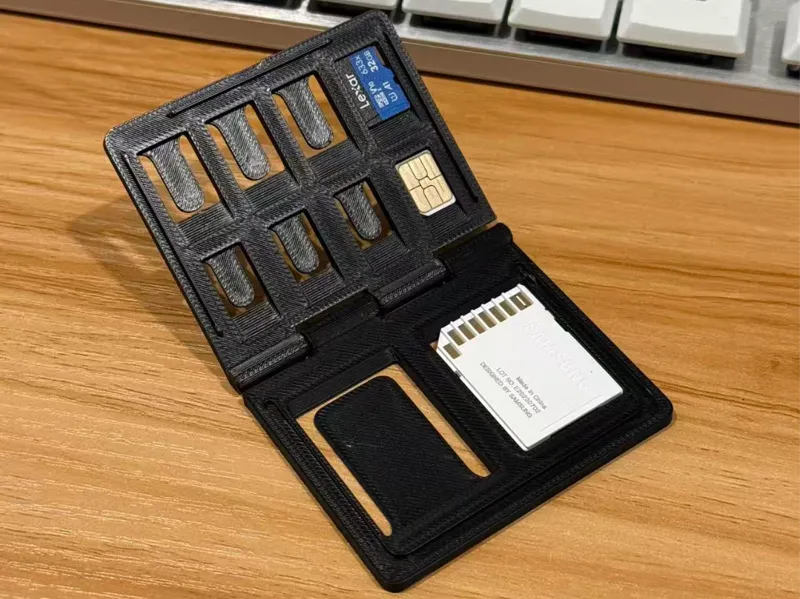 内存卡折叠收纳盒（MicroSD+SD+Nano SIM）