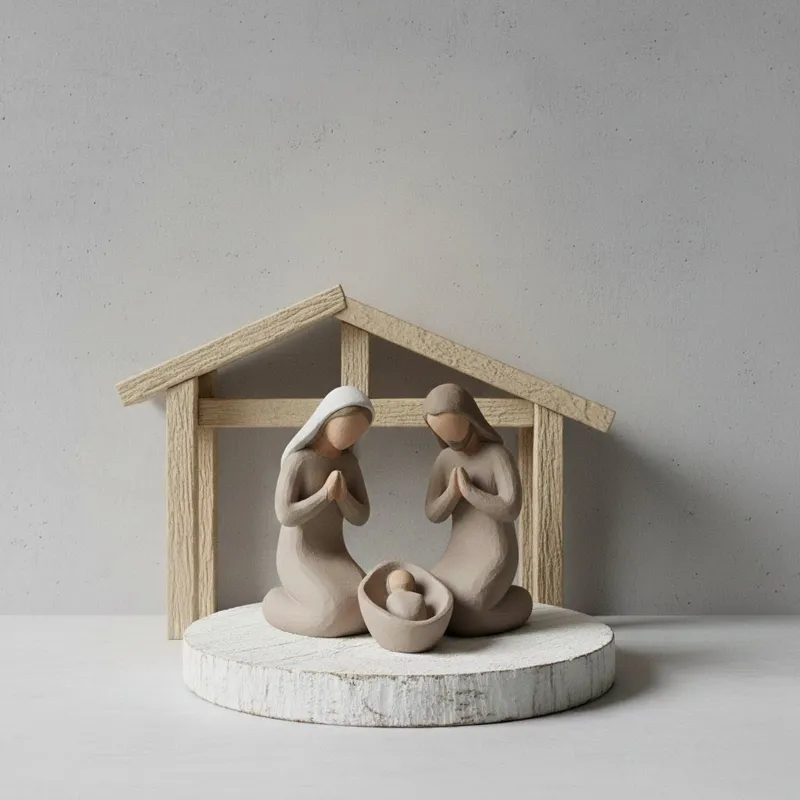 Minimalist Nativity Stable / PRESEPE