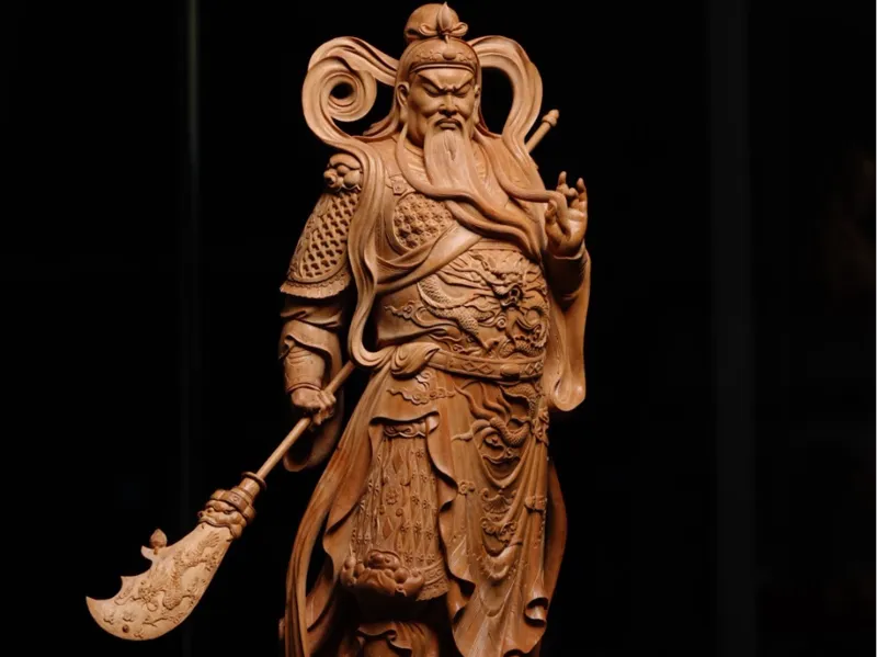 关羽 关云长 手持青龙偃月刀 威风凛凛