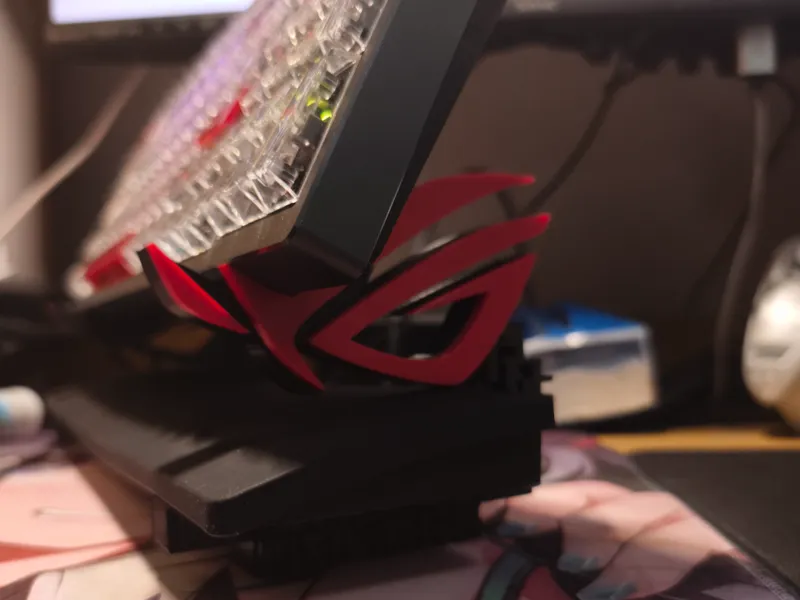 ROG败家之眼logo键盘支架2.0（内含洞洞板版本）