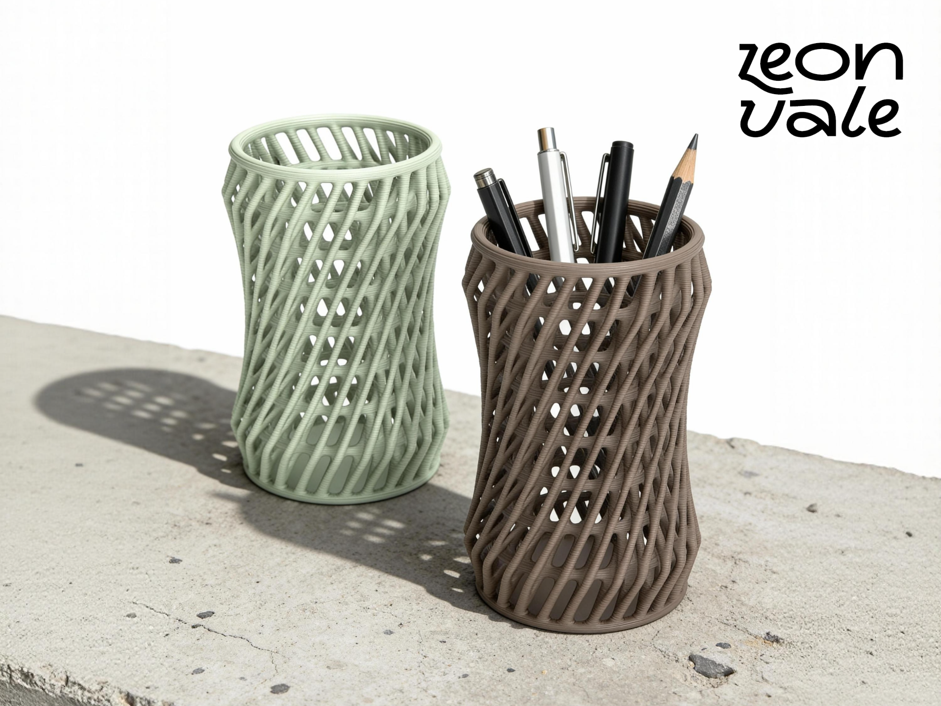 Organic Lattice A3 有机镂空笔筒置具 Pen Container