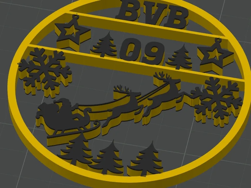 BVB Ornament for Christmas Tree