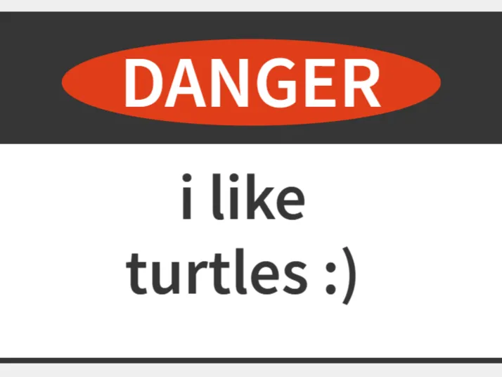 i like turtles