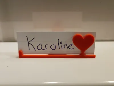 Tablecard holder Heart 