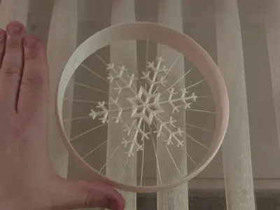 Flying Snowflake 2 different sizes