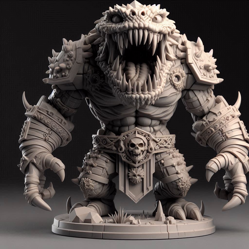 Snarling Lizardman