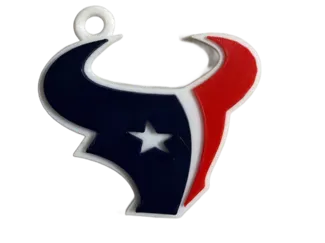 Sturdy Houston Texans Keyring