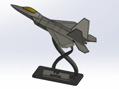 F-22 RAPTOR Desktop Model