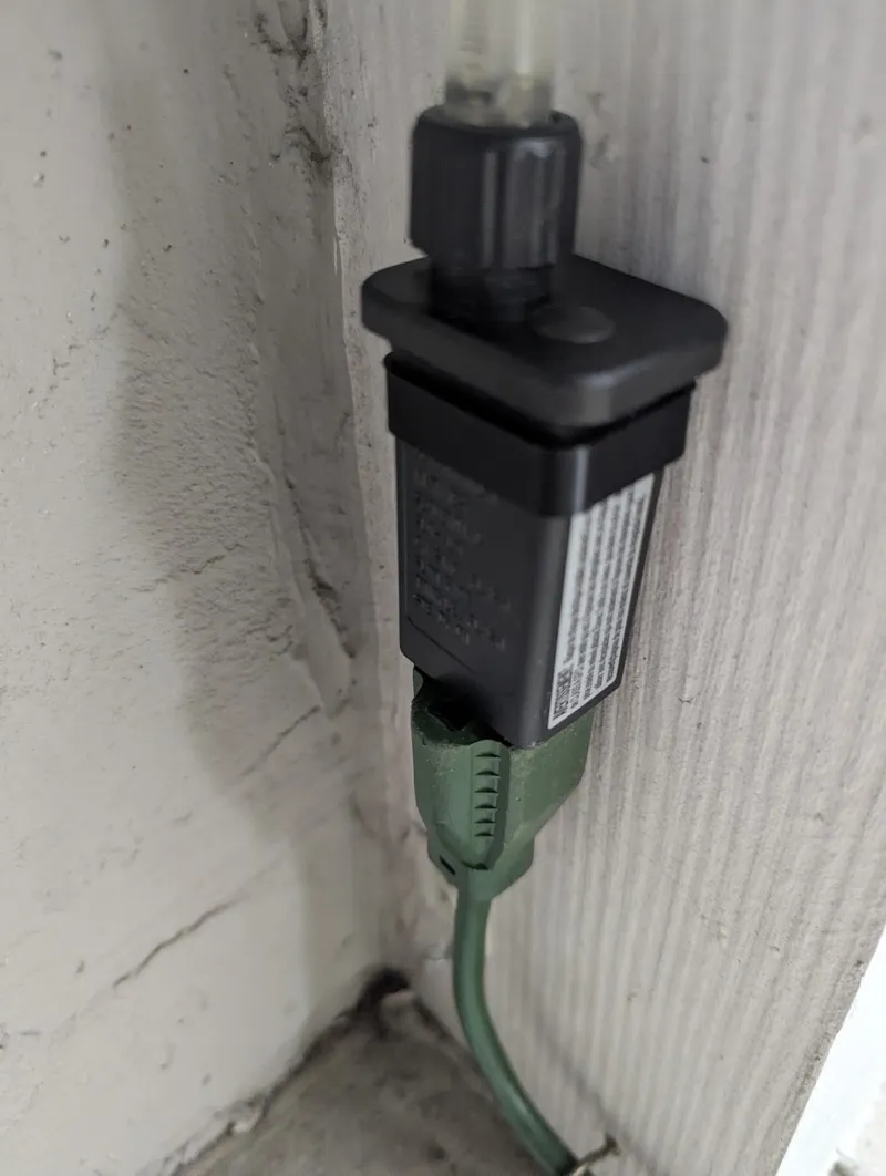 Christmas LED power adapter wall mount