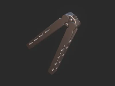 Butterfly Knife that is Actually a Pencil