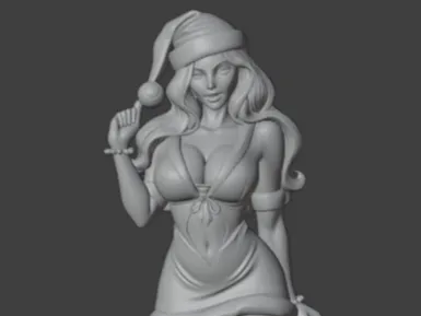 Christmas pinup