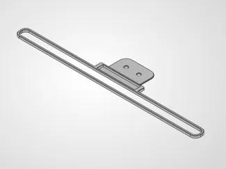 Ender 3 V3 SE Filament Guide w/ Magnet (60x10x3mm)