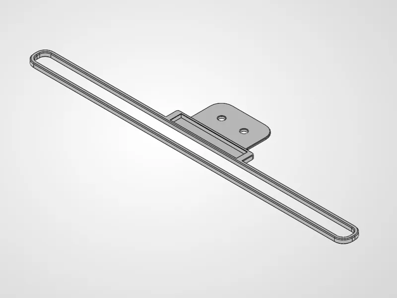Ender 3 V3 SE Filament Guide w/ Magnet (60x10x3mm)