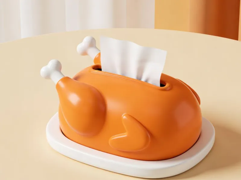 烤鸡纸巾盒超大 可放大概18cm*16cm*10cm尺寸的纸巾 