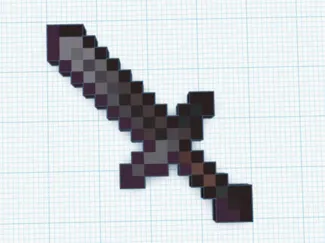 Netherite Sword - RGBs Colourdropped From In-game