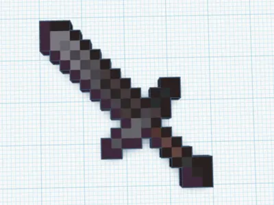Netherite Sword - RGBs Colourdropped From In-game