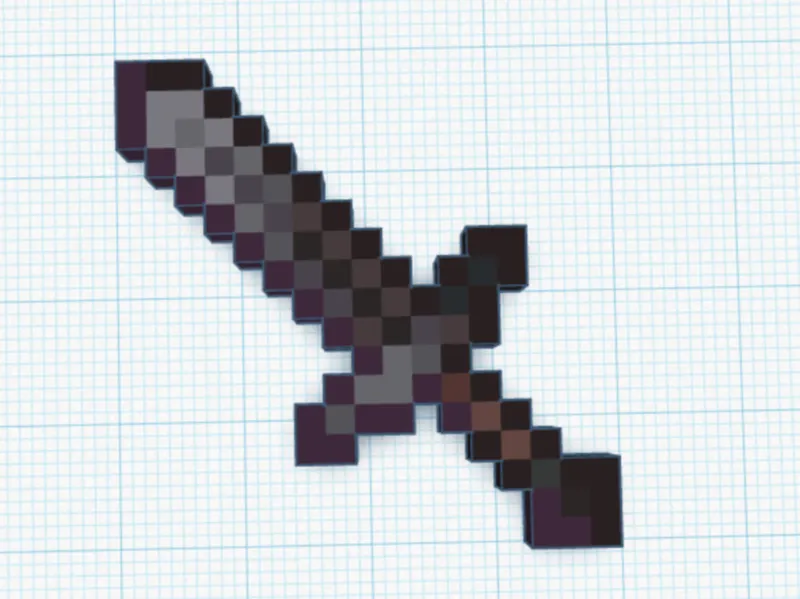Netherite Sword - RGBs Colourdropped From In-game