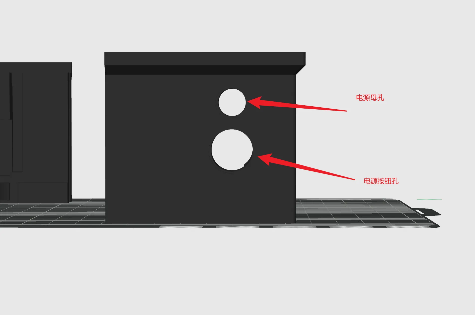 P1S/P1 dedicated riser with external 12V power, can install temperature ...