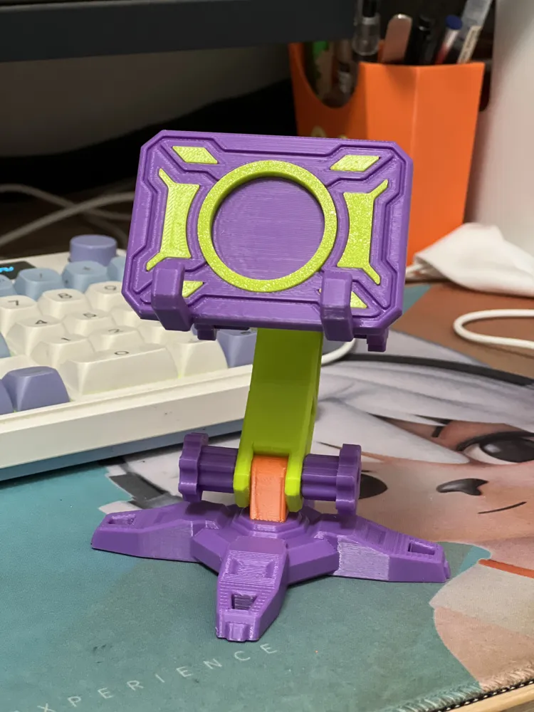 Mech Phone Stand - Free 3D Print Model - MakerWorld