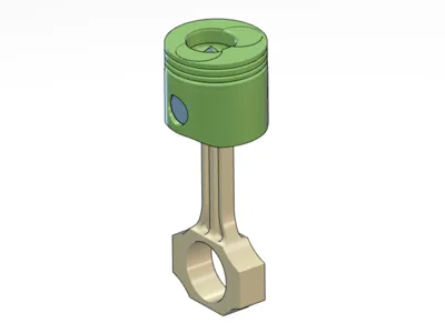 Connecting Rod and Piston Assembly
