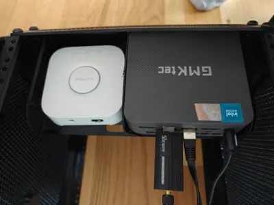 GMKtec G3 + Philips Hue Bridge 10-inch rack mount