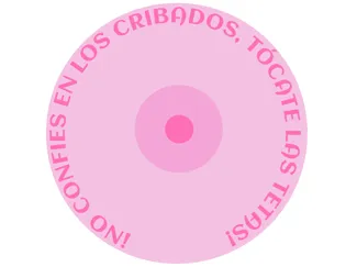 Posavasos ""No confíes en los cribados, ...