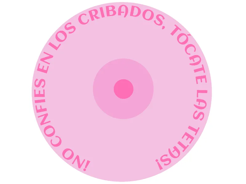 Posavasos ""No confíes en los cribados, ...