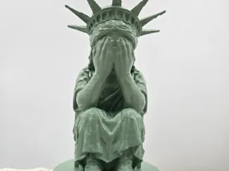 Statue of Liberty Ashamed