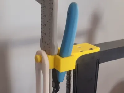 Ender3v3KE Tool holder-Caliper-Cutter and a hanger
