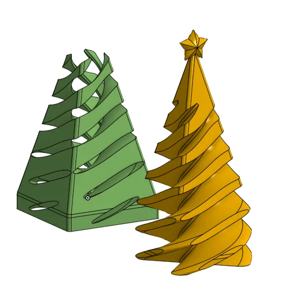 Christmas Tree Spiral Fidget