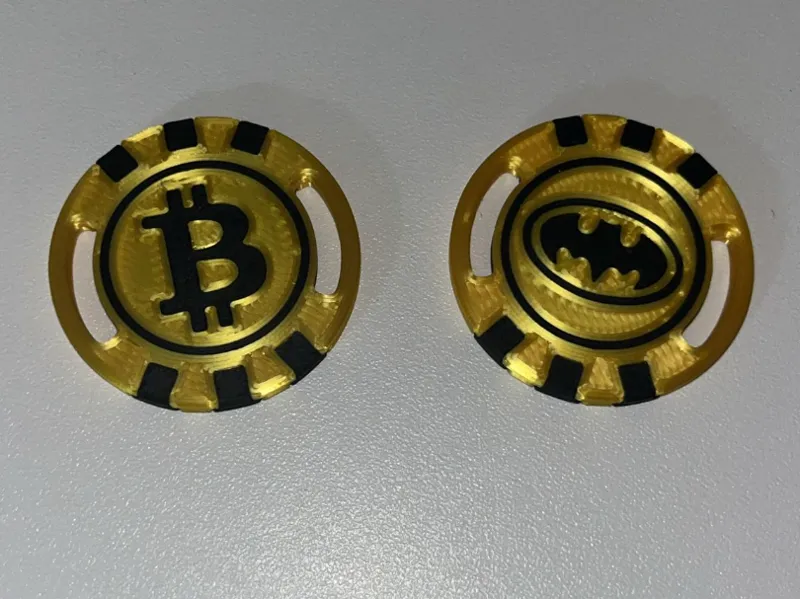 Batman Ball Marker Poker Chip Golf No AMS Shoe