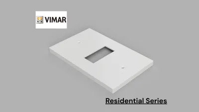Socket plate for Vimar residential series