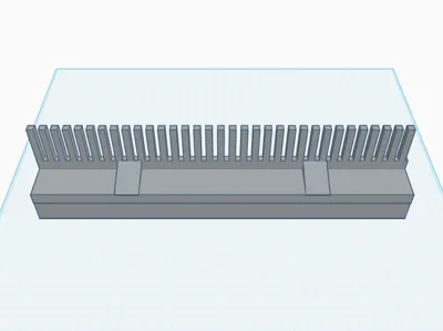 Aquarium overflow comb