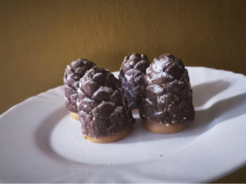 Wasp nests -No bake Christmas cookies