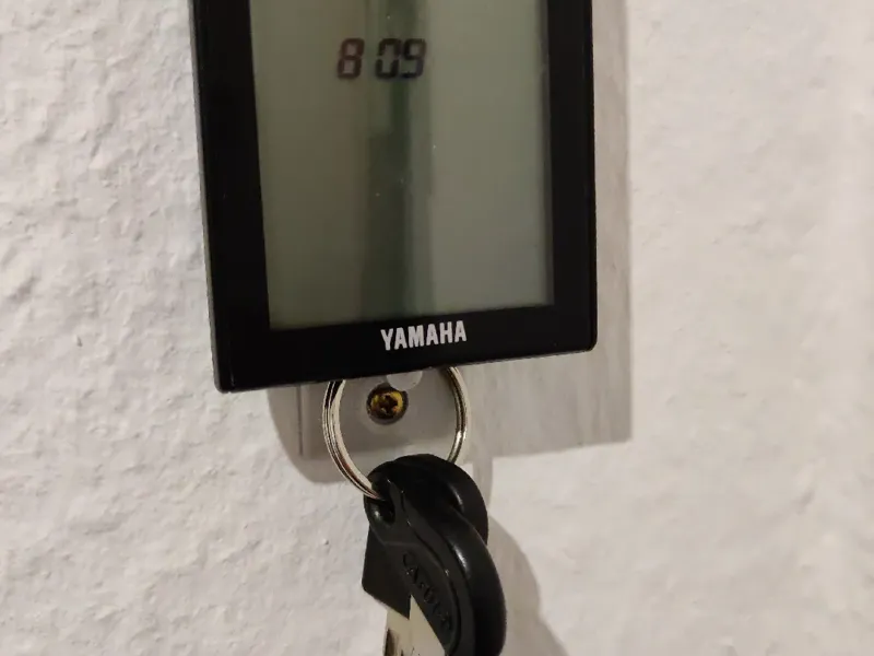 Wandhalterung für Yamaha eBike Display & Schlüssel