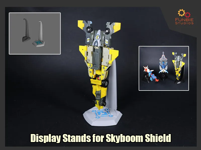 Display Stand for Transformers Skyboom Shield